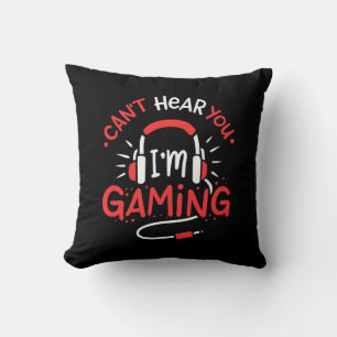 Gamercadeau Kan je hier niet komen, ik ben aan h Kussen