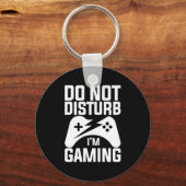 Gamercadeau | Verstoort me niet bij het spelen Sleutelhanger (Voorkant)