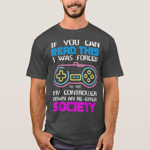 Gamercadeaus voor tien jongens als je deze V kunt  T-shirt