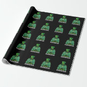 Gamerchaun Gamer Spelletjes St Patrick's Day Cadeaupapier (Uitgerold)