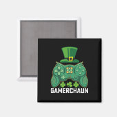 Gamerchaun Gamer Spelletjes St Patrick's Day Magneet (Voorkant / Achterkant)