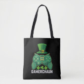 Gamerchaun Gamer Spelletjes St Patrick's Day Tote Bag (Voorkant)