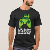 Gamerchaun Irish Gamer Paddys Mannen St Patrick Da T-shirt (Voorkant)