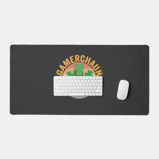 Gamerchaun St Patrick's Day Video Games Controller Bureaumat (Keyboard & Muis)
