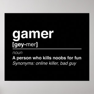 Gamerdefinitie Poster