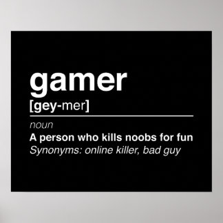 Gamerdefinitie Poster