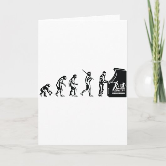 Gamerevolutie - Game Video Games Arcade Geek Kaart (Voorkant)