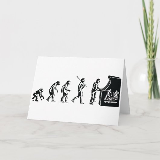 Gamerevolutie - Game Video Games Arcade Geek Kaart (Voorkant)