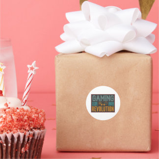 Gamerevolutie Ronde Sticker