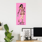 GamerGirl-Poster Poster (Thuiskantoor)