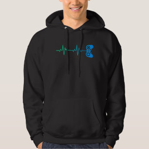 Gamerhartslag Cool Video Game Controller Hoodie
