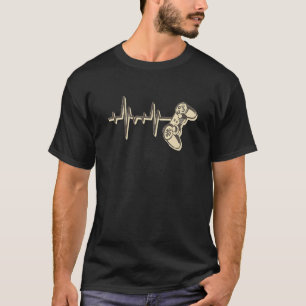 Gamerhartslag Liefde Video Game Player T-shirt
