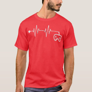 Gamerhartslag TShirt Video Game Lover Gift1