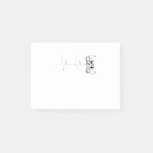 Gamerhartslag Video Game Lover Gift Post-it® Notes