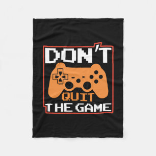 Gamerkunst houdt het spel niet uit fleece deken