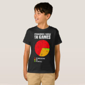 Gamerlegenden van jouw gamebels kerst, bir t-shirt (Voorkant volledig)
