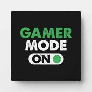 Gamermodus aan - Grappig videogamer, Humor voor ga Fotoplaat