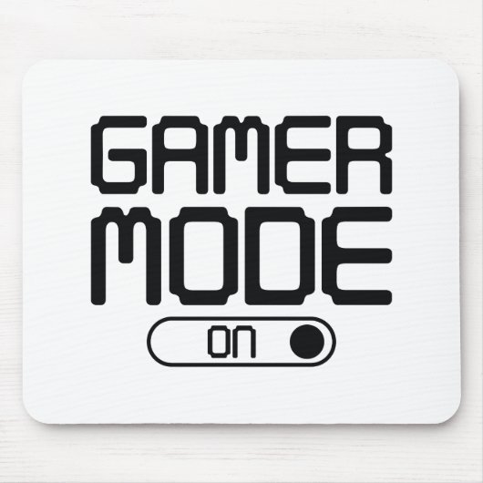 Gamermodus aan muismat (Voorkant)