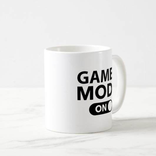 Gamermodus op koffie-Mok Koffiemok (Voorkant rechts)