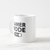 Gamermodus op koffie-Mok Koffiemok (Voorkant links)