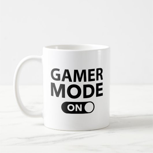 Gamermodus op koffie-Mok Koffiemok (Links)