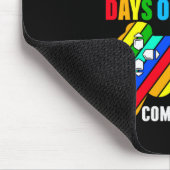 Gamerniveau 100 dagen school voltooid muismat (Hoek)