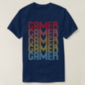 Gamerretro 70s Game Funny T-shirt (Design voorkant)