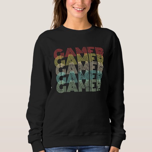 Gamerretro 8-bits Arcade Gaming Video Game Trui (Voorkant)