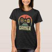 Gamerretro met gameconsole t-shirt (Voorkant)