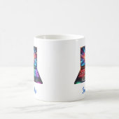 Gamers computer heldere kleuren spelen station koffiemok (Center)