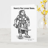 Gamer's Condoleances Kaart (Gele Bloem)