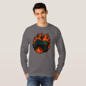 Gamers Console T-shirt met lange mouwen (Voorkant volledig)