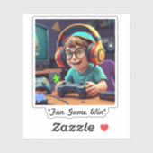 "Gamer's Delight" Sticker (Vel)