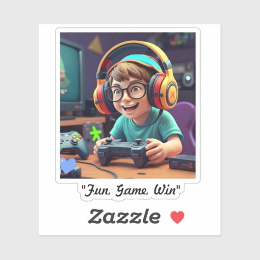 "Gamer's Delight" Sticker (Vel)