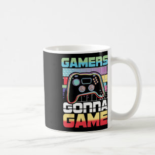 Gamers Gaan Game Game Speler Gaming Grappig Koffiemok