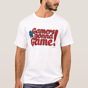 Gamers Gaan Game Leuk Bordspel Slogan T-shirt