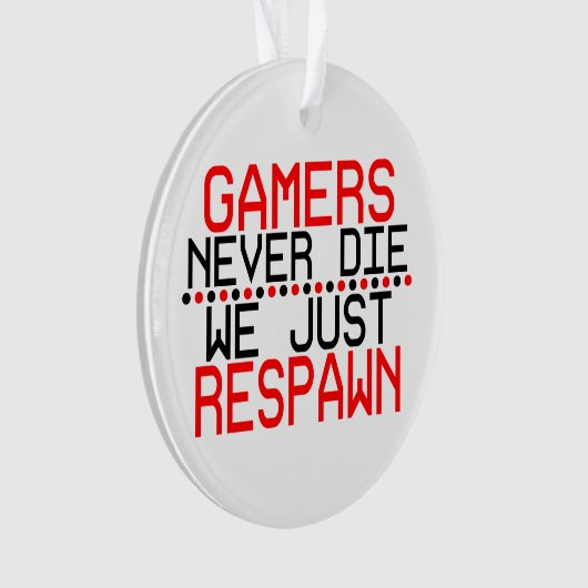 Gamers gerepareerd ornament (voorkant)