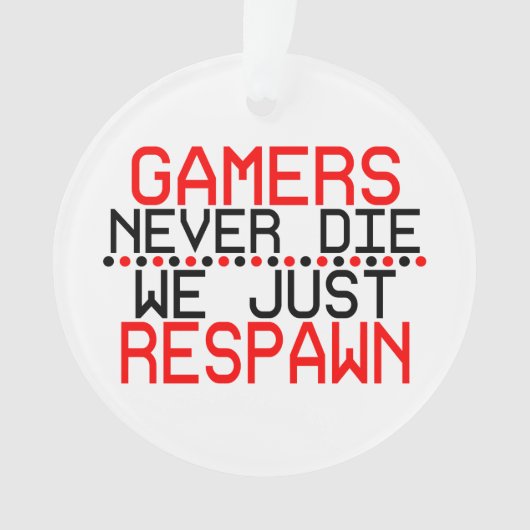 Gamers gerepareerd ornament (voorkant)