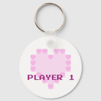 Gamers in liefde - Speler 1 Sleutelhanger