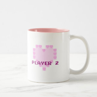 Gamers in liefde - Speler 2 Tweekleurige Koffiemok