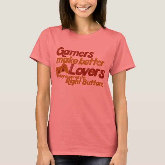 Gamers maken betere liefhebbers t-shirt (Voorkant)