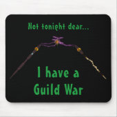 Gamers MMORPG War Humorous Mousepad Muismat (Voorkant)