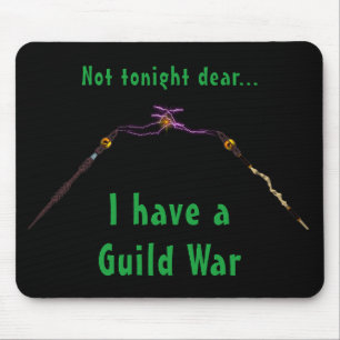Gamers MMORPG War Humorous Mousepad Muismat