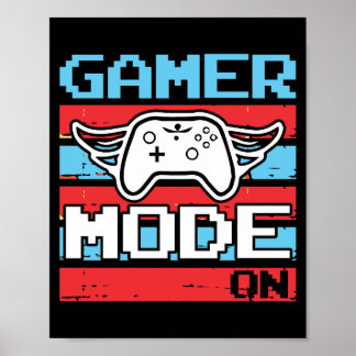 Gamers Modus Aan Poster