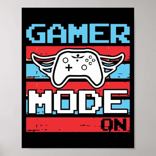 Gamers Modus Aan Poster (Voorkant)