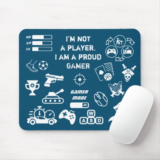 Gamers Mousepad Muismat (Met muis)