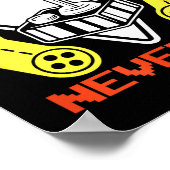 Gamers Never Die Funny Gaming Quotes Great Gift Fo Poster (Hoek)