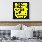 Gamers Only Canvasprint Canvas Afdruk (Insitu (Slaapkamer))