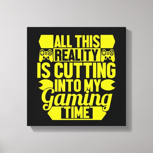 Gamers Only Canvasprint Canvas Afdruk (Voorkant)