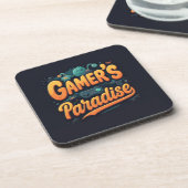 Gamer's Paradise Bier Onderzetter (Linkerzijde)